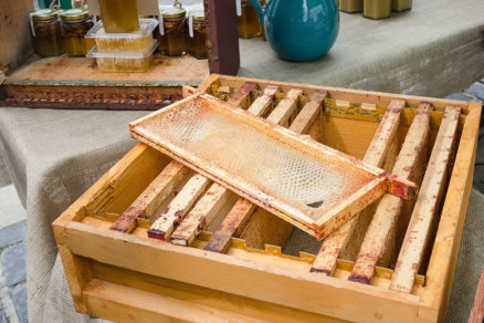 Nadstavec úľa s rámikmi a medzistienkami. Na nich si včely robia plásty so zásobami medu. Naspodku má mriežku, aby sa doň nedostala kráľovná, ale iba včely (sú menšie).