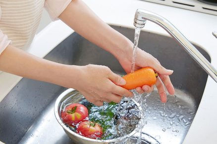 umývanie ovocia a zeleniny