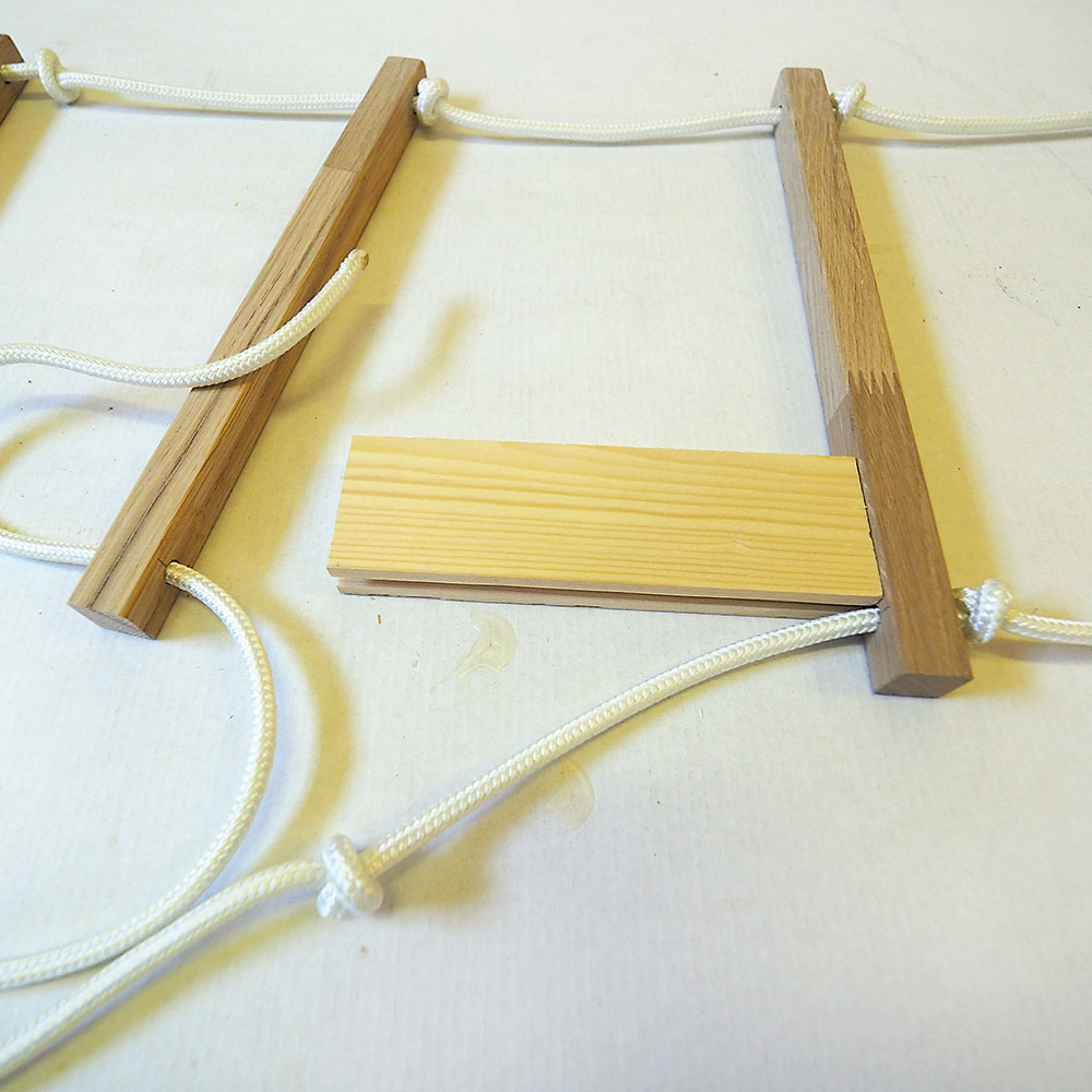 výroba detských rebrín s lanom a rebríkom