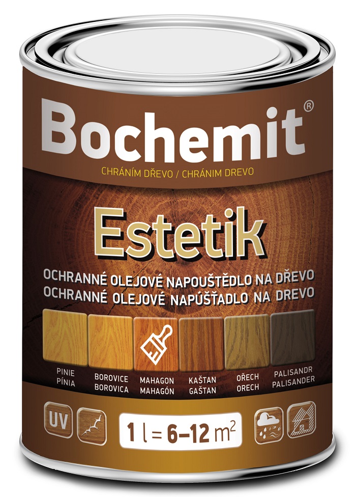 Bochemit Estetik – krycí náter po impregnácii dreva v exteriéri