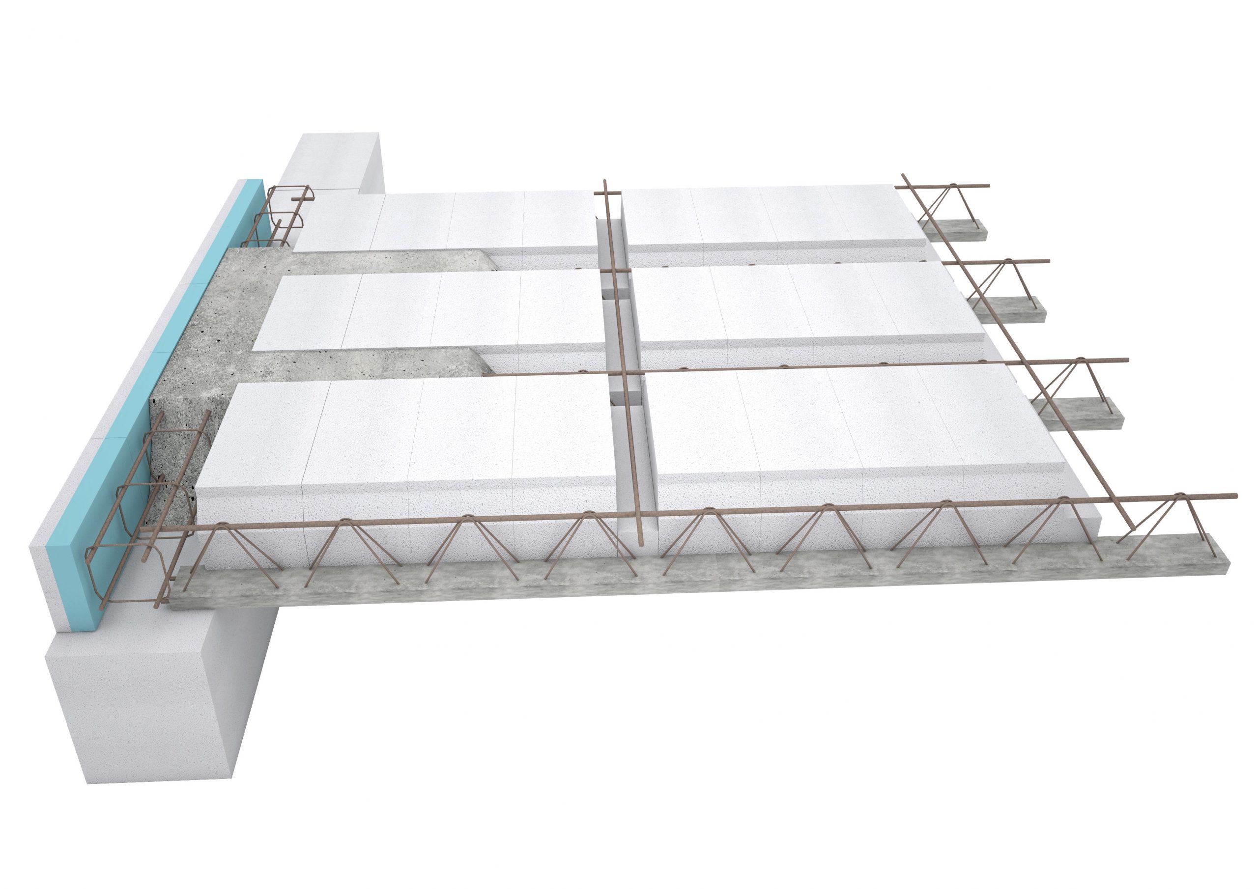 Strop Ytong Ekonom prestavuje najpresnejšiu konštrukciu bez ďalšieho vyrovnávania pred montážou podlahových vrstiev. Dodáva sa v hrúbkach 200 a 250 mm.