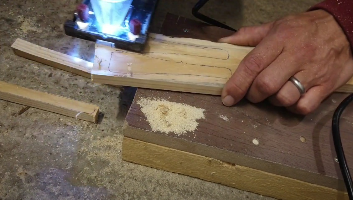 Výroba drevenej kobylky