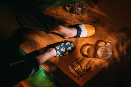 Papuče so vzorom piva