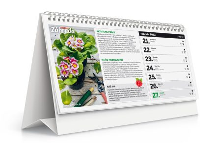Stolový kalendár Rok záhradkára na rok 2022