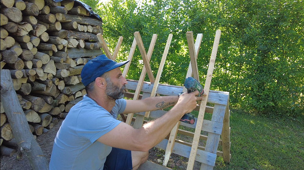 Úprava kozy na pílenie dreva