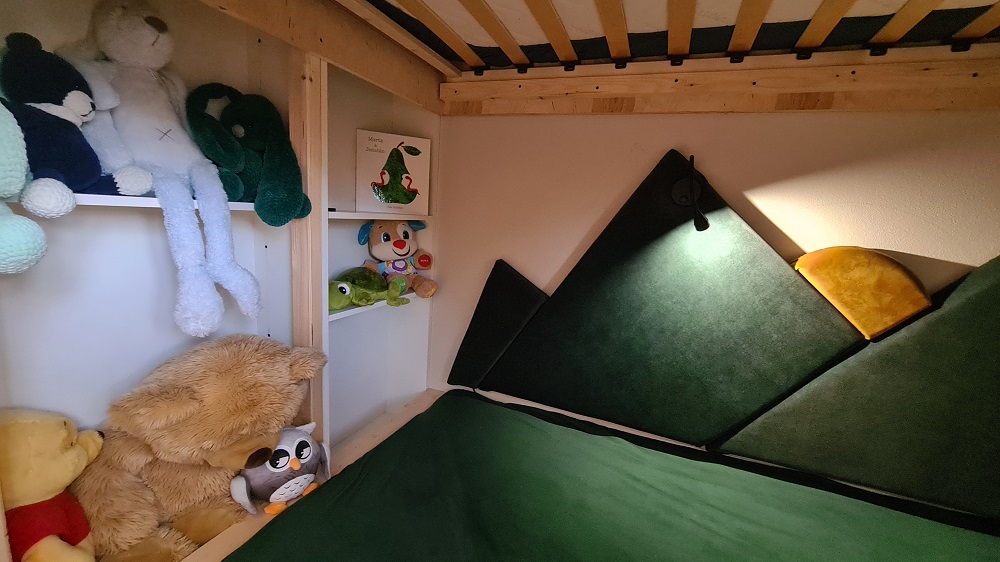 Originálna detská poschodová posteľ