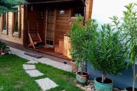 Domáca sauna v záhrade