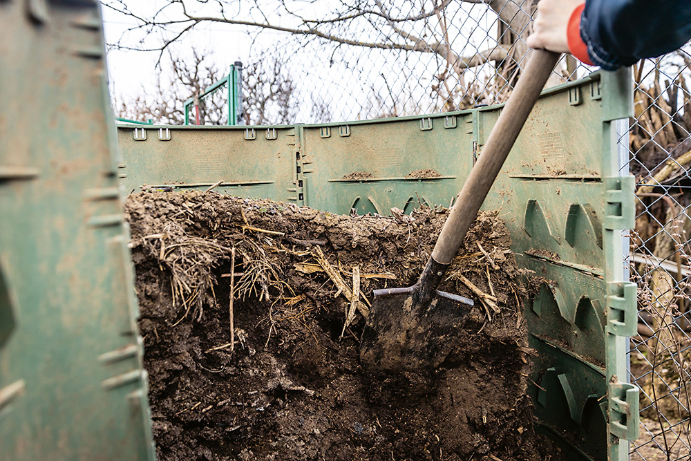 Prístup k obsahu kompostu