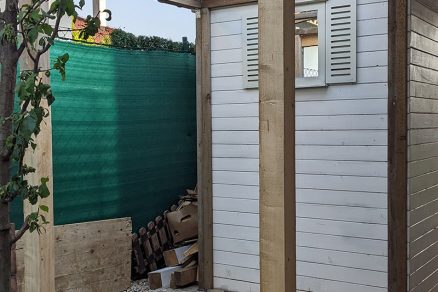 Krok č. 2: Stavba vonkajšej domácej sauny