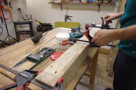 Krok č. 5: Výroba pracovného stola do dielne