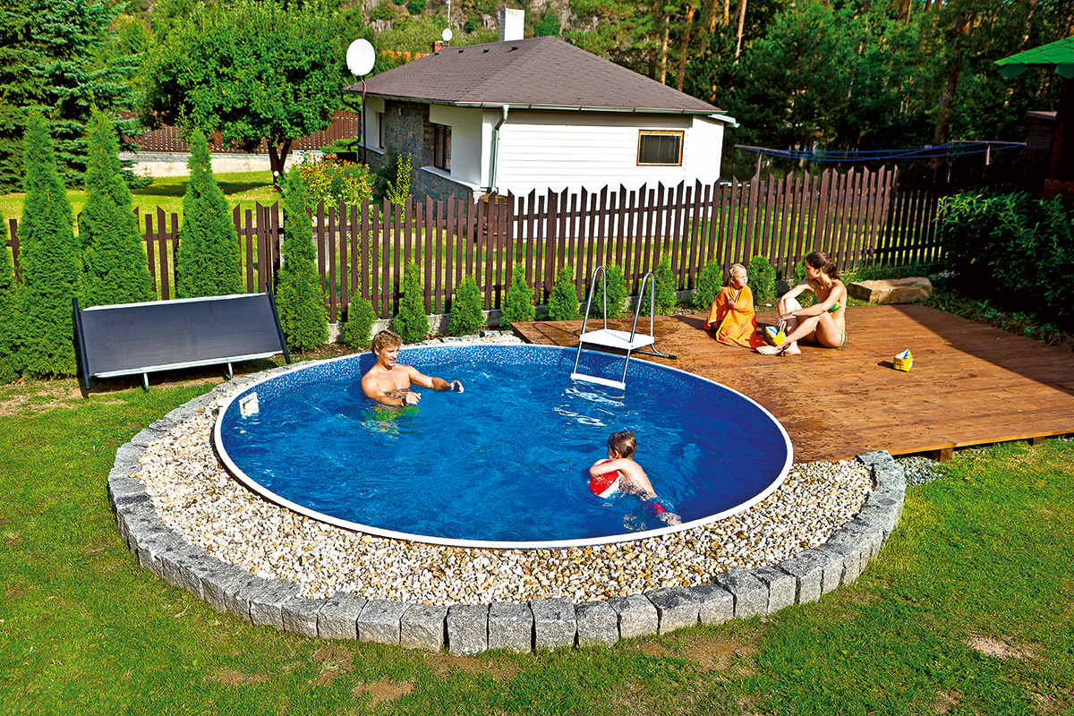 Solárny ohrev bazéna je vhodný najmä na využitie bazéna v letných mesiacoch.
