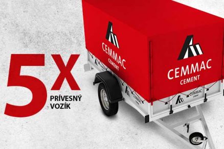 Súťaž o prívesný vozík pri kúpe cementu CEMMAC