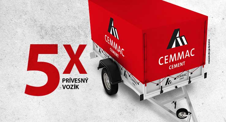 Súťaž o prívesný vozík pri kúpe cementu CEMMAC