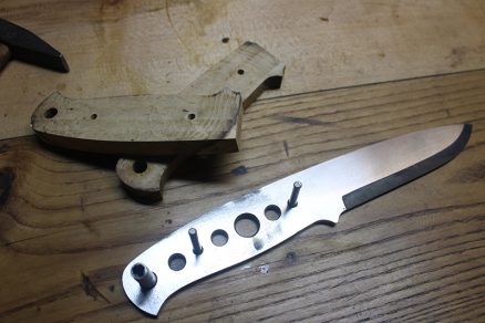 Výroba rukoväte noža