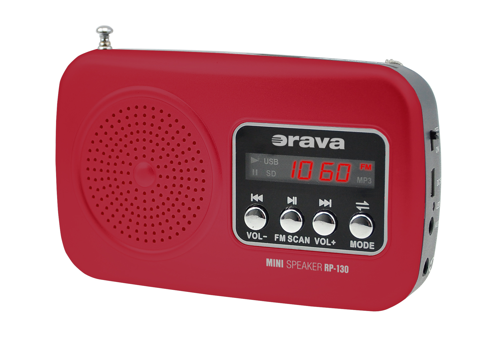 Rádioprijímač a mini reproduktorový systém ORAVA RP-130 R