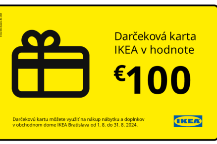 Darkčeková karta IKEA 100 EUR