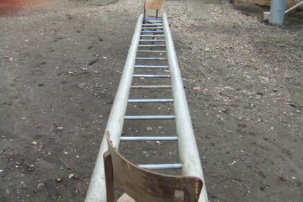 Hliníkový rebrík vyrobený svojpomocne