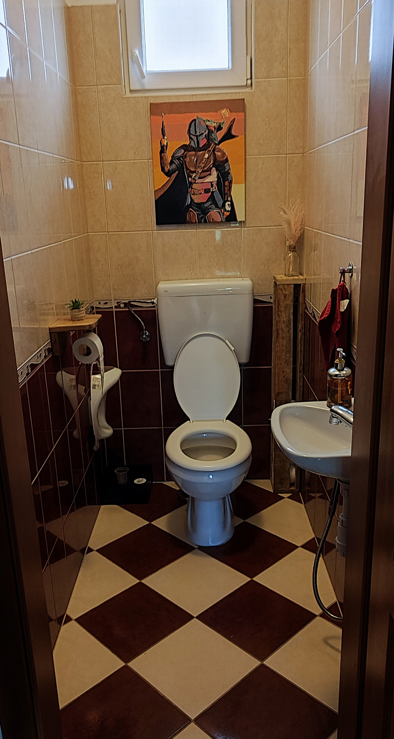 Pôvodný stav WC