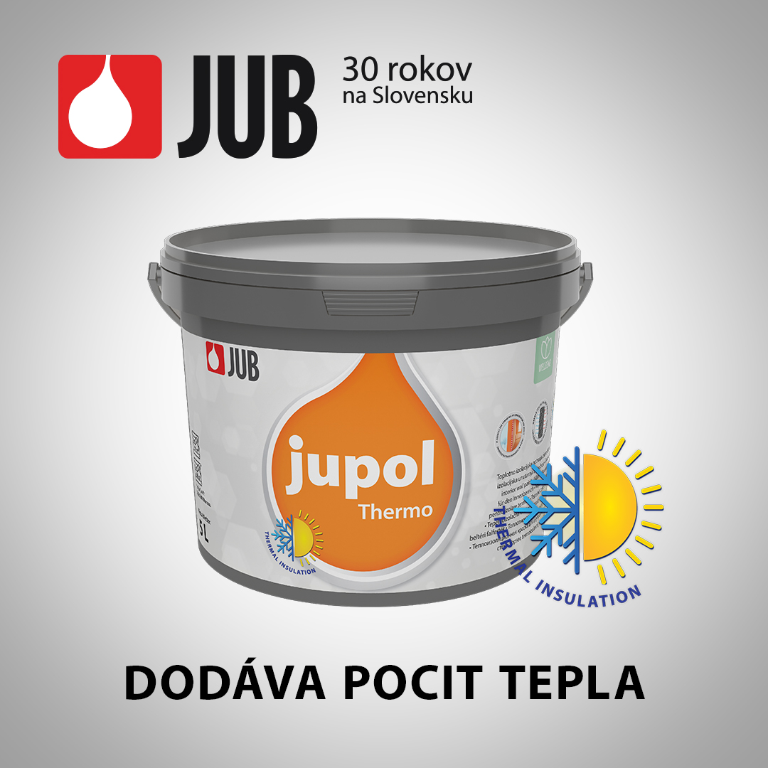 JUPOL Thermo: Poskytuje úsporu energie a odáva pocit tepla.