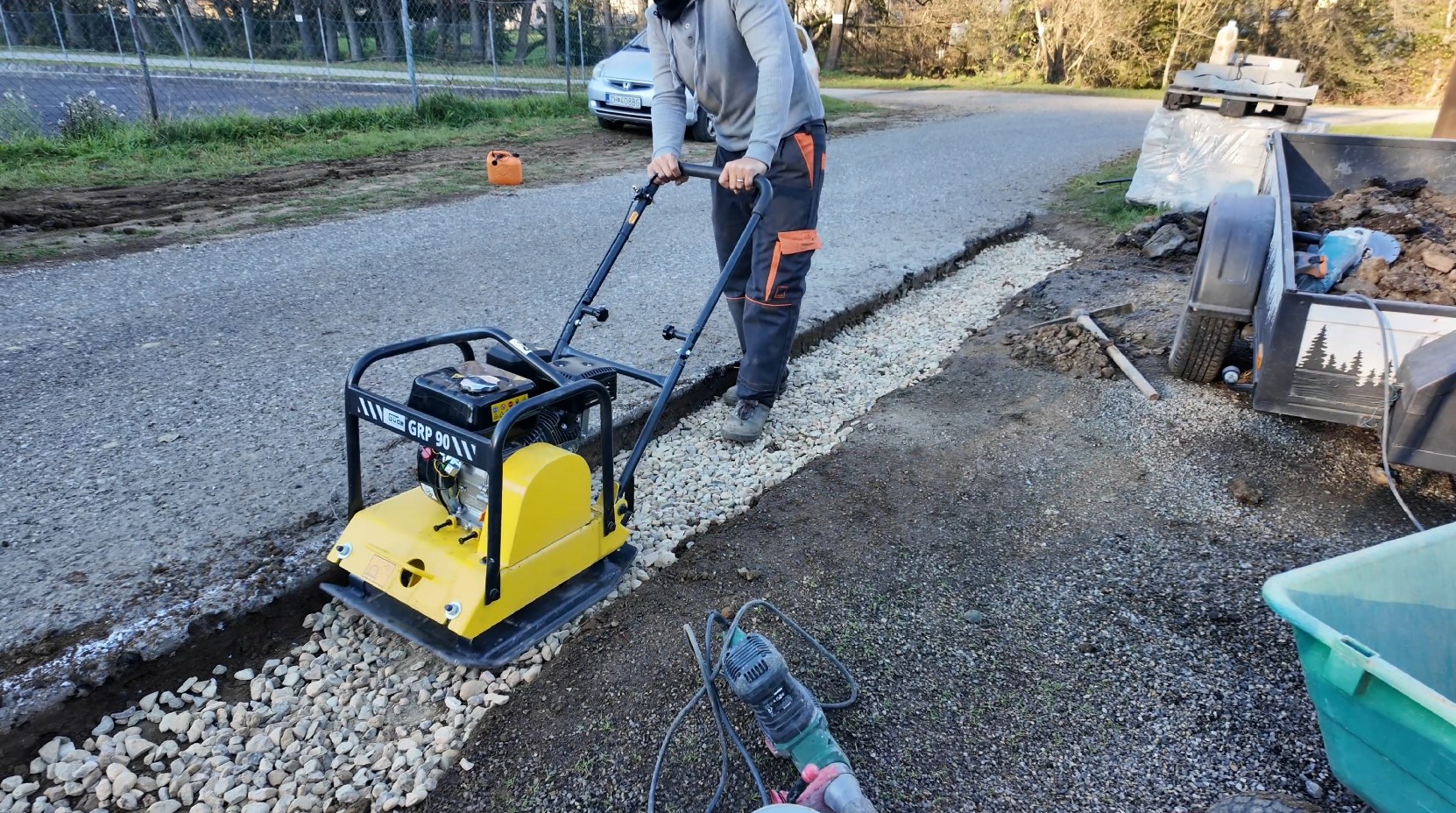 Rekonštrukcia vjazdu pred bránou