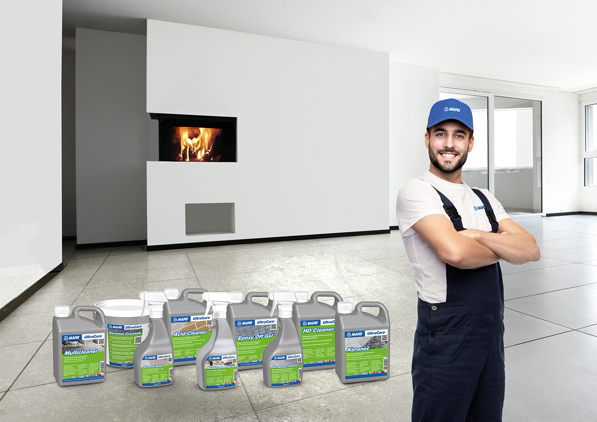 Výrobky UltraCare pre čistenie po stavebných prácach