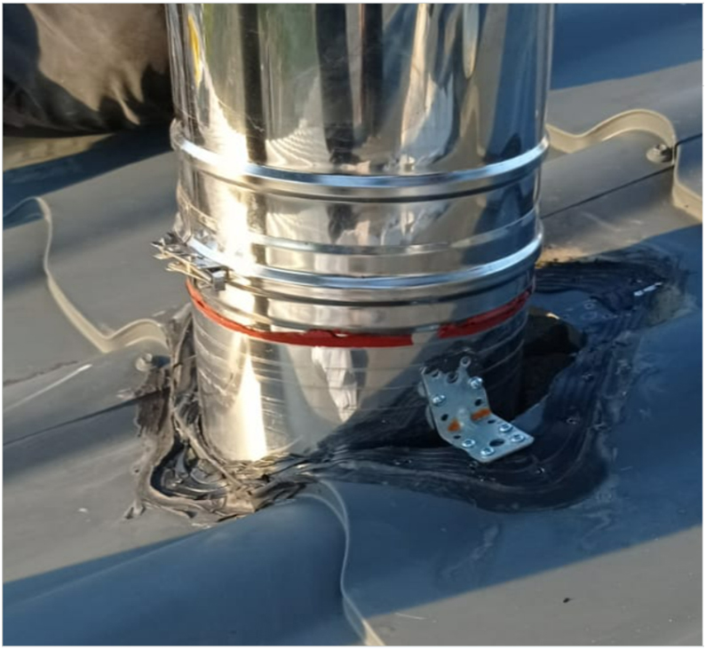 Ukážka nesprávneho komponentu – EPDM manžety