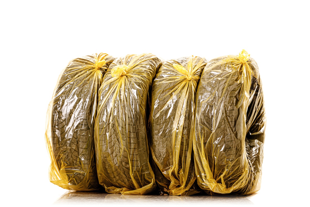 Zabalené pneumatiky vo vreciach