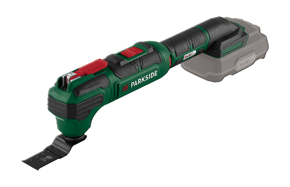 Akumulátorový multifunkčný nástroj 20V Parkside