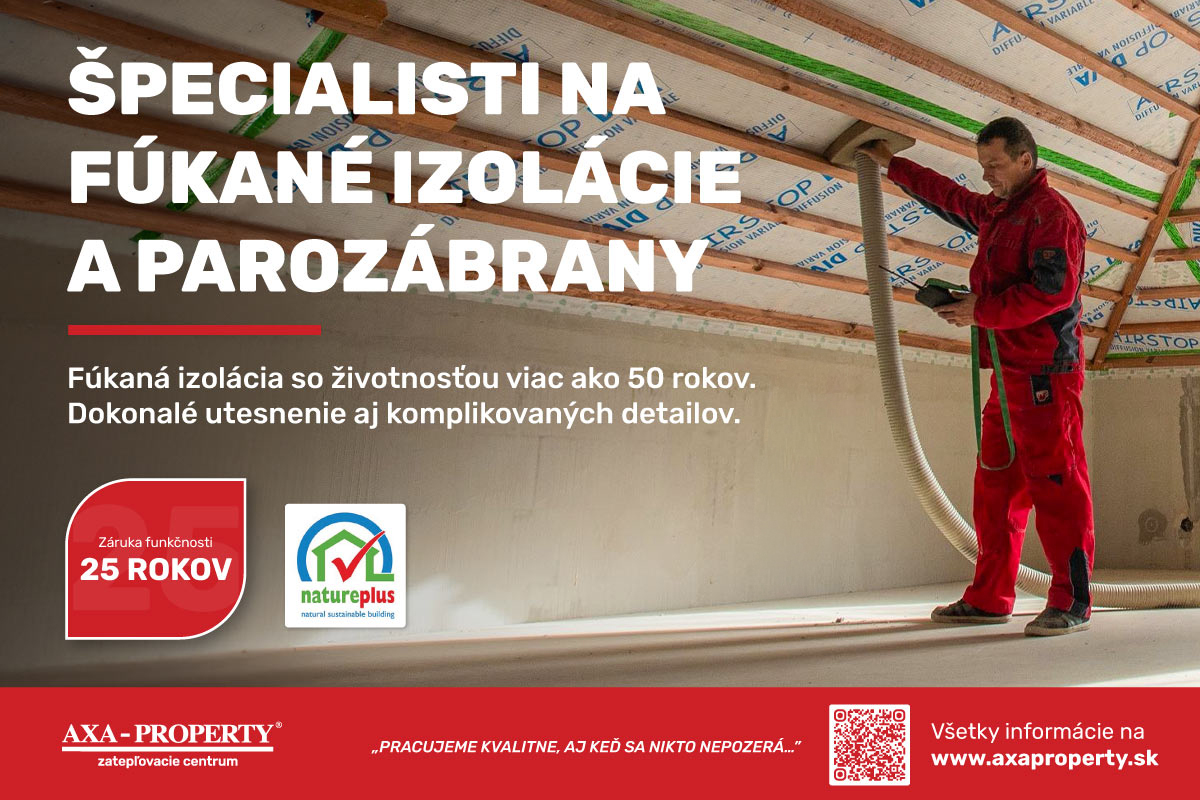 AXA-PROPERTY - špecialista na fúkané izolácie a parozábrany