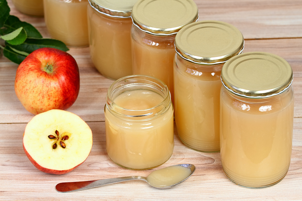 Domáce jablkové pyré