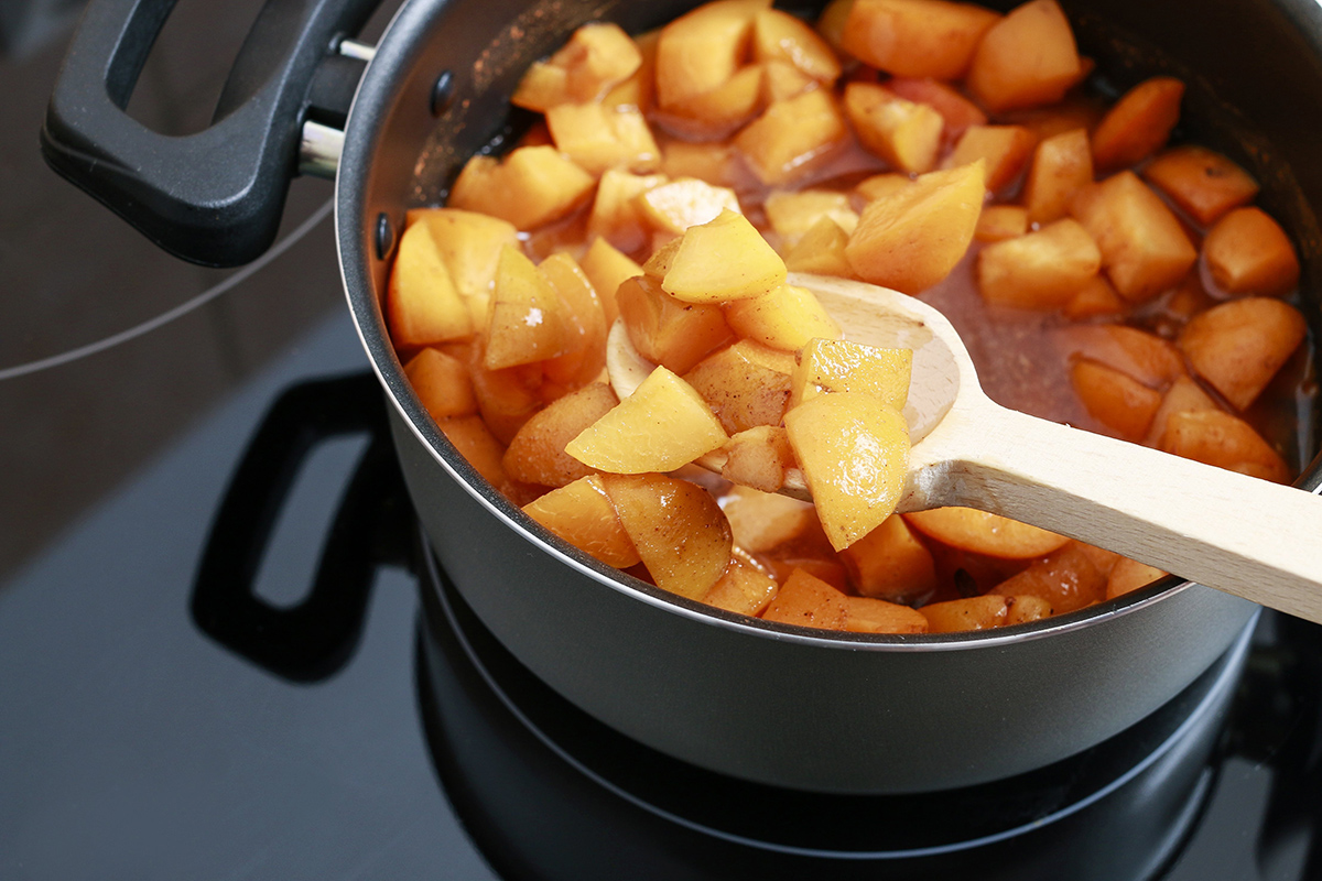 Príprava jablkového sirupu