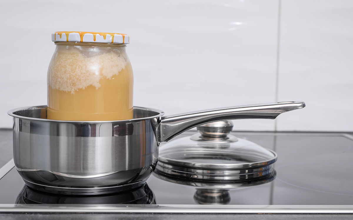 Roztápanie skryštalizovaného medu