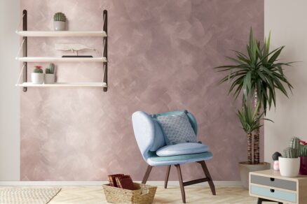 Metalická farba v interiéri