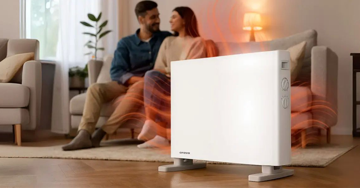 Elektrický teplovzdušný konvektor Orava