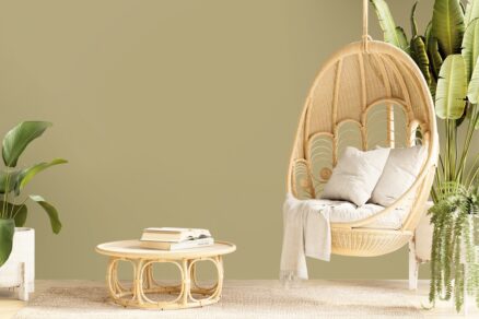 Prírodná farba v interiéri