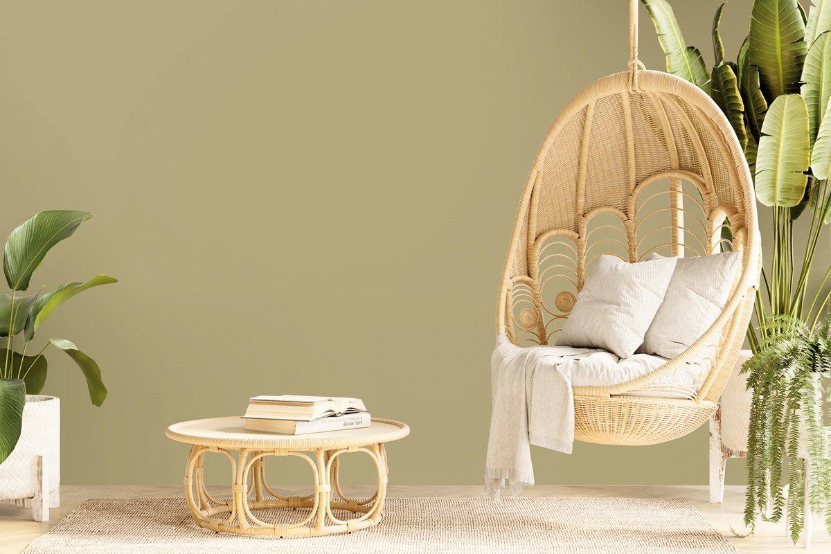 Prírodná farba v interiéri