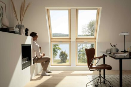 Zostava strešných okien v podkroví