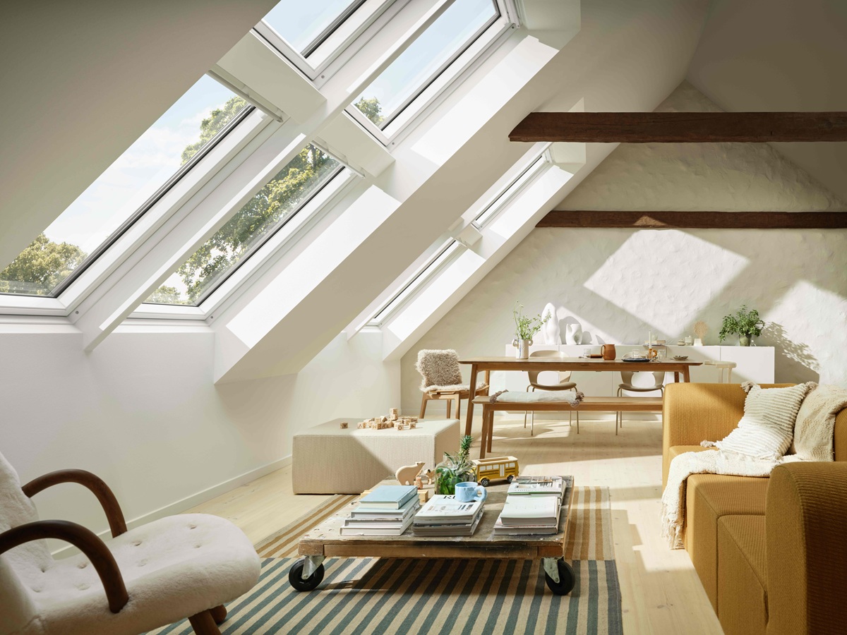 Zostava strešných okien v podkroví