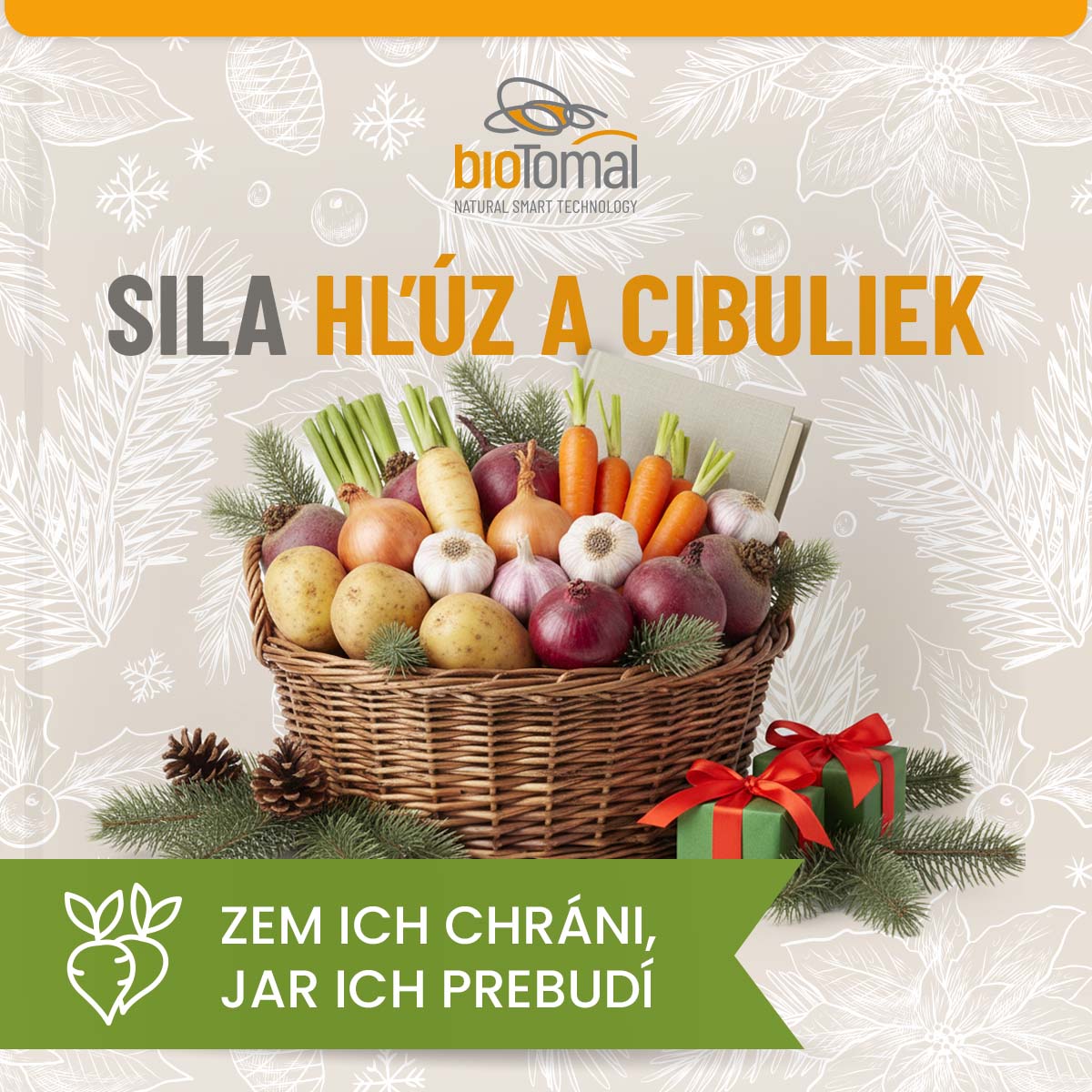 Praktický darček bioTomal - Sila hľúz a cibuliek