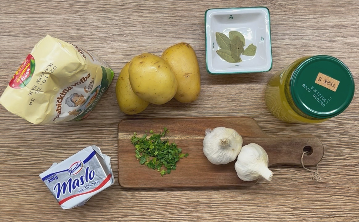 Ингредиенты для приготовления чеснока