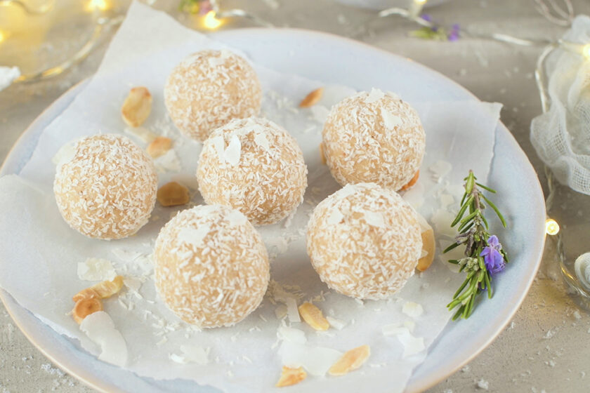 Voňavé kokosové guľky