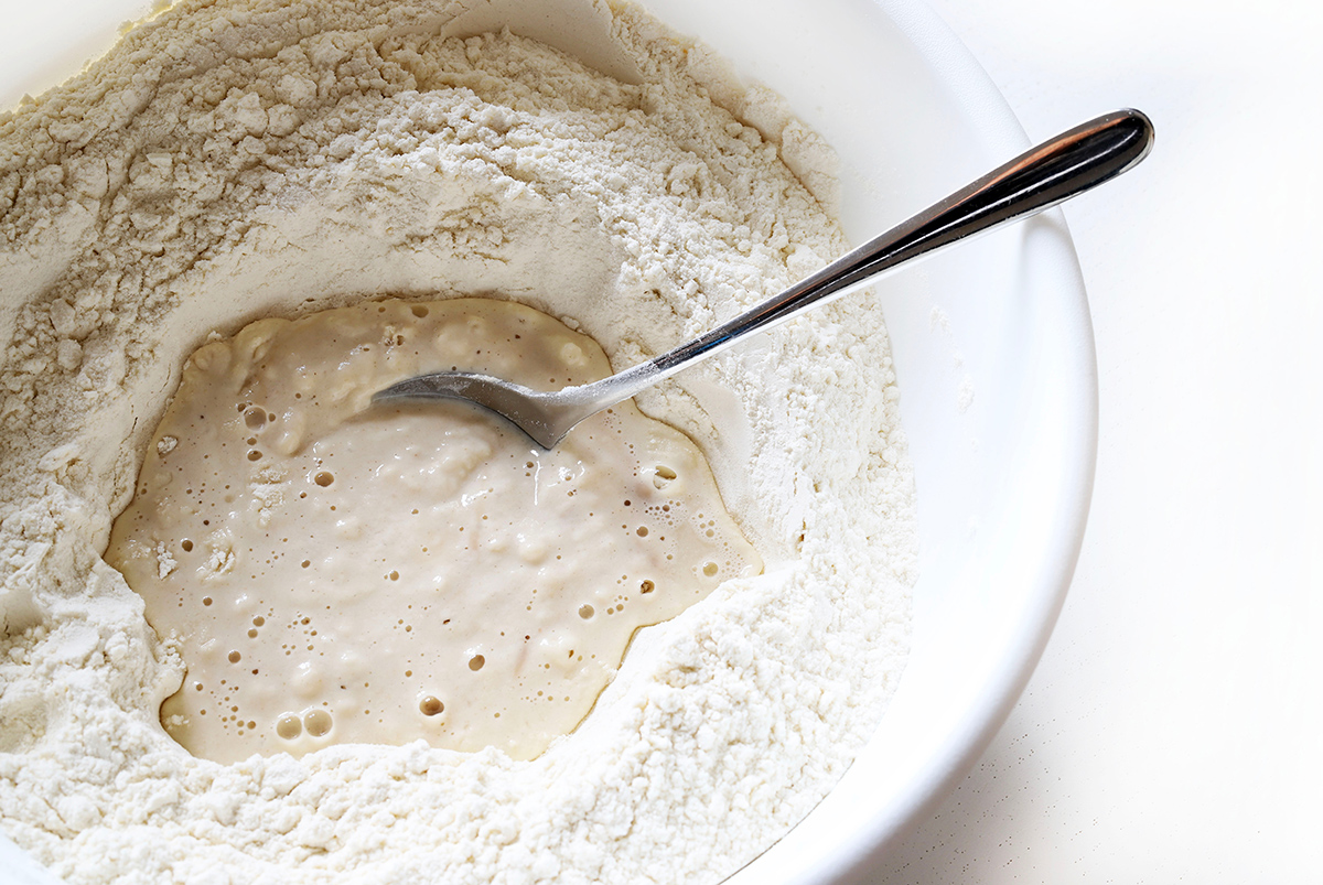 Príprava kysnutého cesta