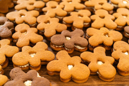 Plnené vianočné perníky