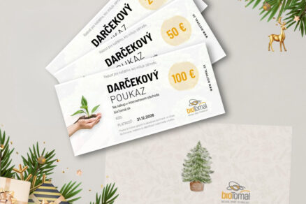 Darčekové poukazy bioTomal