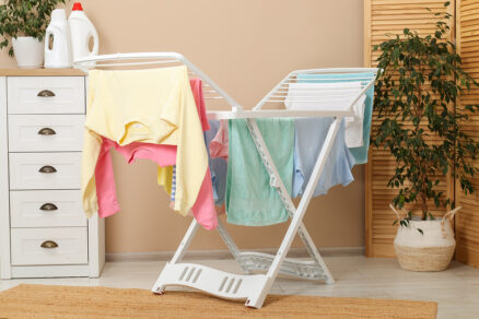 Japonská metóda sušenie bielizne na sušiaku