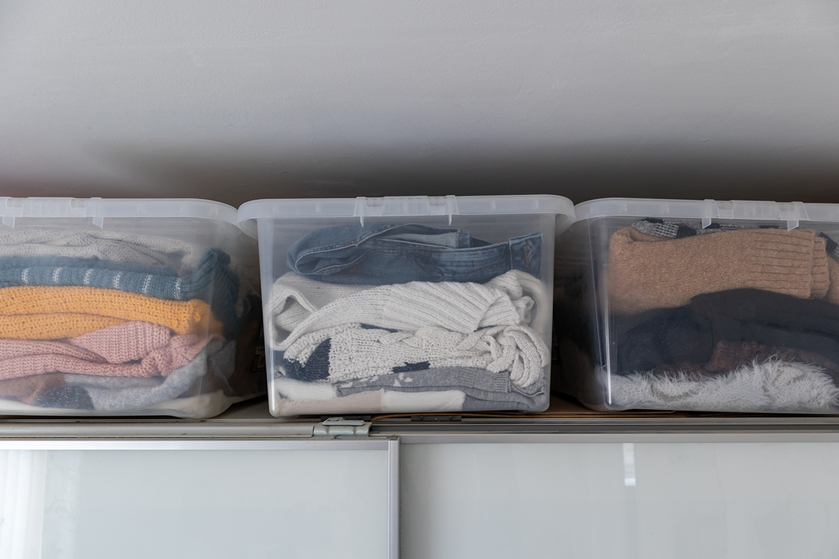 Uskladnenie sezónneho oblečenia