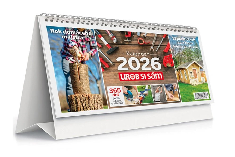 Stolový kalendár Rok domáceho majstra 2026