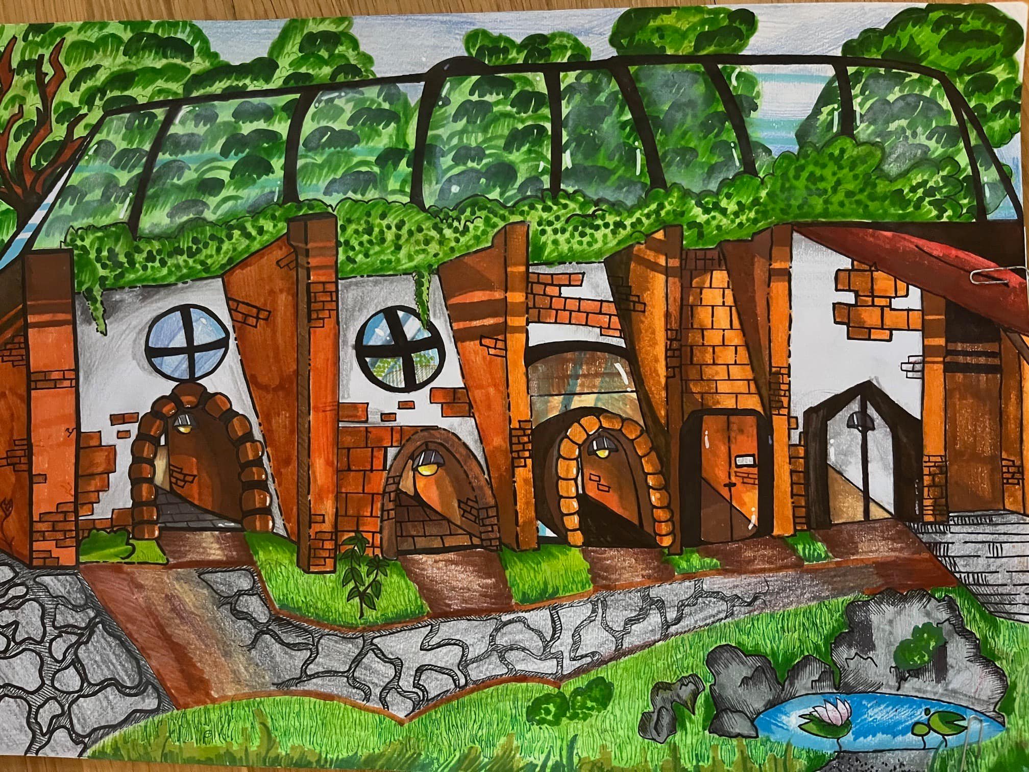 Конкурсная работа Дети и архитектура