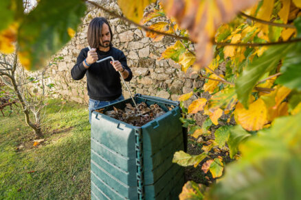 Kontrola kompostu v kompostéry