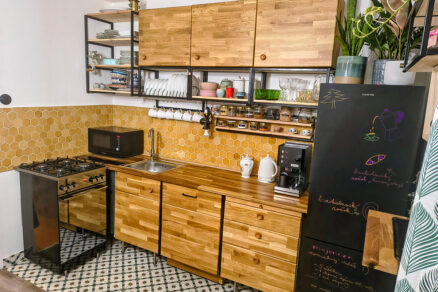 Kuchyňa po svojpomocnej rekonštrukcii